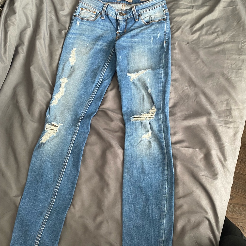 Guess ripped jeans